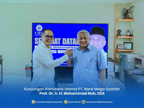 Kunjungan Prof Nuh Komisaris Utama PT. Bank Mega Syariah